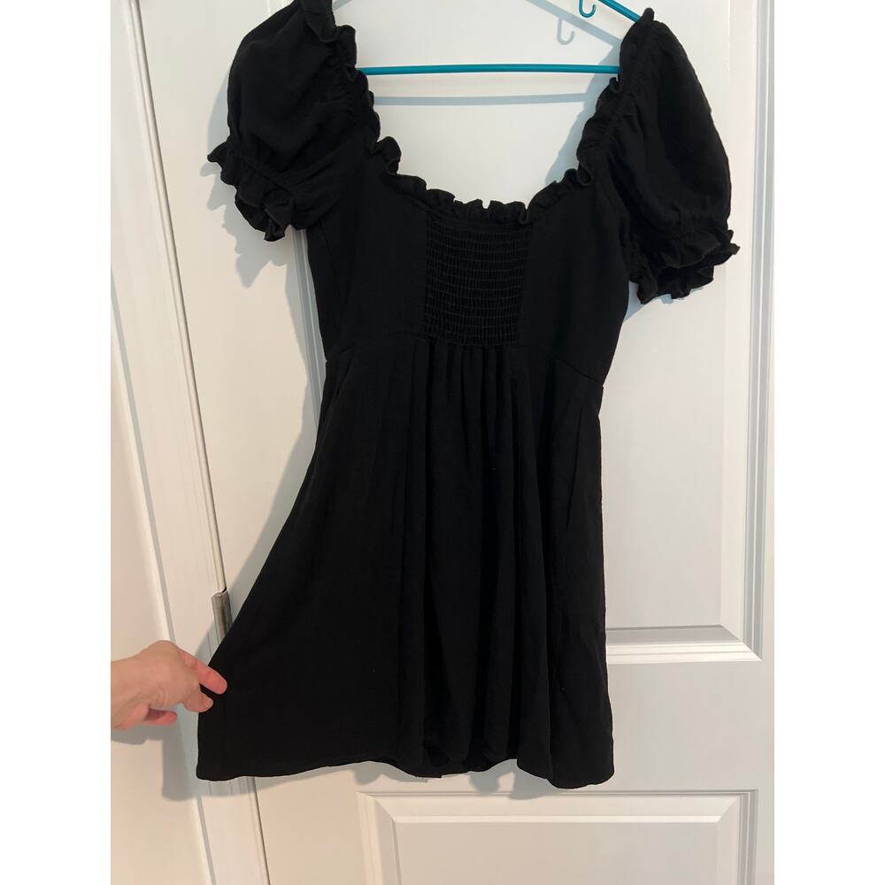 Show Me Your Mumu Black Button-Front Mini Dress – Size Small - Picture 7 of 7